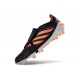 Adidas Chaussure Predator Elite Foldover Tongue FG Noir Orange