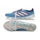 Adidas Chaussure Predator Elite Foldover Tongue FG Bleu Blanc