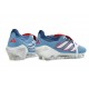 Adidas Chaussure Predator Elite Foldover Tongue FG Bleu Blanc