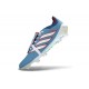 Adidas Chaussure Predator Elite Foldover Tongue FG Bleu Blanc