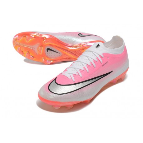 Nike Air Zoom Mercurial Vapor XVII Elite FG Neuf Rose Argent