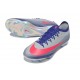 Crampons de Foot Nike Zoom Mercurial Vapor 17 Elite FG Bleu Rouge