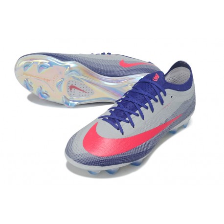 Crampons de Foot Nike Zoom Mercurial Vapor 17 Elite FG Bleu Rouge
