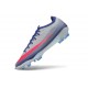 Crampons de Foot Nike Zoom Mercurial Vapor 17 Elite FG Bleu Rouge