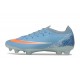 Crampons de Foot Nike Zoom Mercurial Vapor 17 Elite FG Bleu Orange