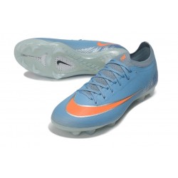 Crampons de Foot Nike Zoom Mercurial Vapor 17 Elite FG Bleu Orange