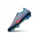Crampons de Foot Nike Zoom Mercurial Vapor 17 Elite FG Bleu Gris Rouge