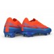 Crampons de Foot Nike Zoom Mercurial Vapor 17 Elite FG Orange Bleu
