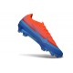 Crampons de Foot Nike Zoom Mercurial Vapor 17 Elite FG Orange Bleu
