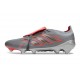 Adidas Chaussure Predator Elite Foldover Tongue FG Gris Rouge