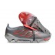 Adidas Chaussure Predator Elite Foldover Tongue FG Gris Rouge