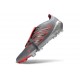 Adidas Chaussure Predator Elite Foldover Tongue FG Gris Rouge