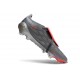 Adidas Chaussure Predator Elite Foldover Tongue FG Gris Rouge
