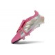 Adidas Chaussure Predator Elite Foldover Tongue FG Rose Blanc