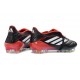 Adidas Chaussure Predator Elite Foldover Tongue FG Noir Blanc Rouge