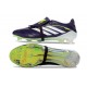 Adidas Chaussure Predator Elite Foldover Tongue FG Noir Blanc Vert