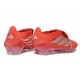 Adidas Chaussure Predator Elite Foldover Tongue FG Rouge Argent