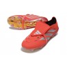 Adidas Chaussure Predator Elite Foldover Tongue FG Rouge Argent