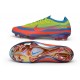 Crampons de Foot Nike Zoom Mercurial Vapor 17 Elite FG Rouge Bleu Jaune