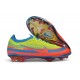 Crampons de Foot Nike Zoom Mercurial Vapor 17 Elite FG Rouge Bleu Jaune