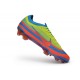 Crampons de Foot Nike Zoom Mercurial Vapor 17 Elite FG Rouge Bleu Jaune