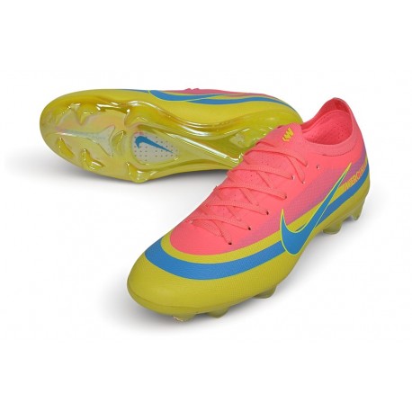 Nike Mercurial Vapor XVII Elite FG Chaussure Nouvelles Rouge Jaune Bleu