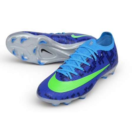 Nike Mercurial Vapor XVII Elite FG Chaussure Nouvelles Bleu Vert