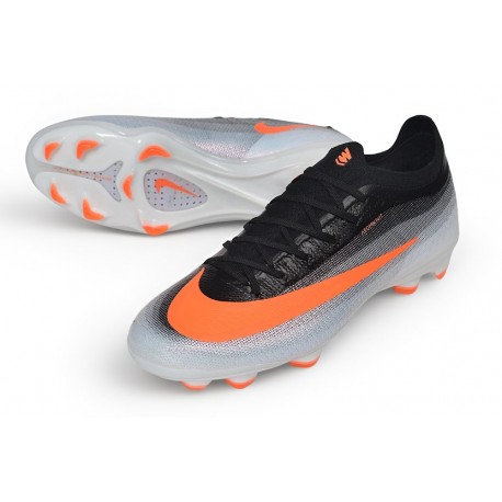 Nike Mercurial Vapor XVII Elite FG Chaussure Nouvelles Noir Orange Blanc
