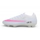 Nike Mercurial Vapor XVII Elite FG Chaussure Nouvelles CR7 Blanc Rose