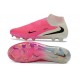 Chaussure Nike Phantom 6 Elite High FG Rose Blanc