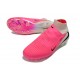 Chaussure Nike Phantom 6 Elite High FG Rose Blanc