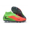 Crampons de Football Nike Phantom 6 Elite High FG Hot Punch Noir Vert Strike