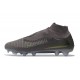 Crampons de Football Nike Phantom 6 Elite High FG Gris