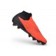 Crampons de Football Nike Phantom 6 Elite High FG Brt Rouge foncé Dégradé Noir