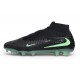 Crampons de Football Nike Phantom 6 Elite High FG Noir Vert Illusion
