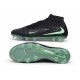 Crampons de Football Nike Phantom 6 Elite High FG Noir Vert Illusion
