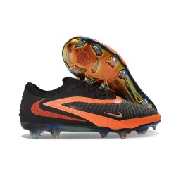 Chaussures Nike Phantom 6 Elite Low FG Noir Brt Rouge foncé