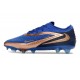 Chaussures Nike Phantom 6 Elite Low FG Bleu Marine Bronze Métallique