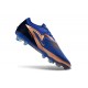 Chaussures Nike Phantom 6 Elite Low FG Bleu Marine Bronze Métallique