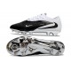 Chaussures Nike Phantom 6 Elite Low FG Noir Blanc