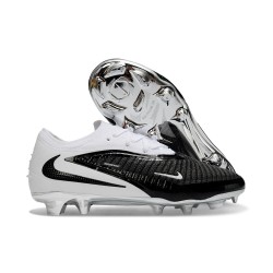 Chaussures Nike Phantom 6 Elite Low FG Noir Blanc