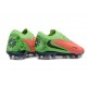 Chaussures Nike Phantom 6 Elite Low FG Rouge Vert