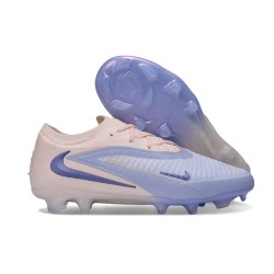 Chaussures Nike Phantom 6 Elite Low FG Bleu lavande Pêche pâle