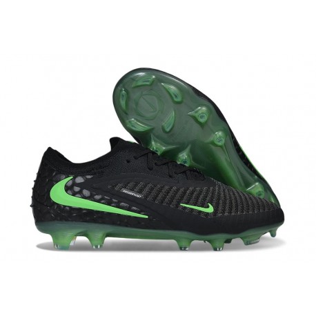Chaussures Nike Phantom 6 Elite Low FG Noir Vert Illusion