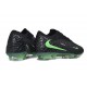 Chaussures Nike Phantom 6 Elite Low FG Noir Vert Illusion
