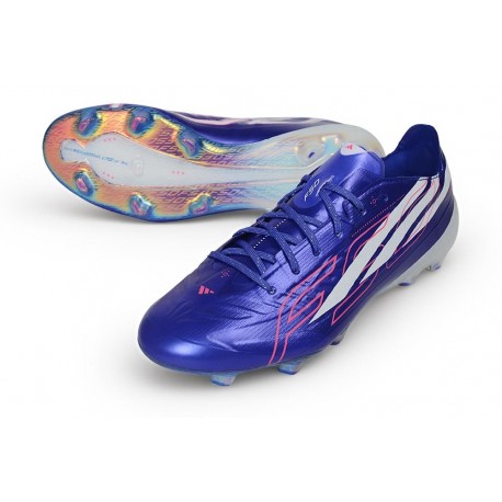 Chaussuresa de Foot adidas F50 Hyperfast EVO FG Violet Blanc