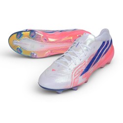 Chaussuresa de Foot adidas F50 Hyperfast EVO FG Blanc Violet Rose