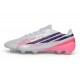 Chaussuresa de Foot adidas F50 Hyperfast EVO FG Blanc Noir Rose
