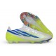 Chaussuresa de Foot adidas F50 Hyperfast EVO FG Blanc Bleu Volt