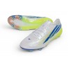 Chaussuresa de Foot adidas F50 Hyperfast EVO FG Blanc Bleu Volt